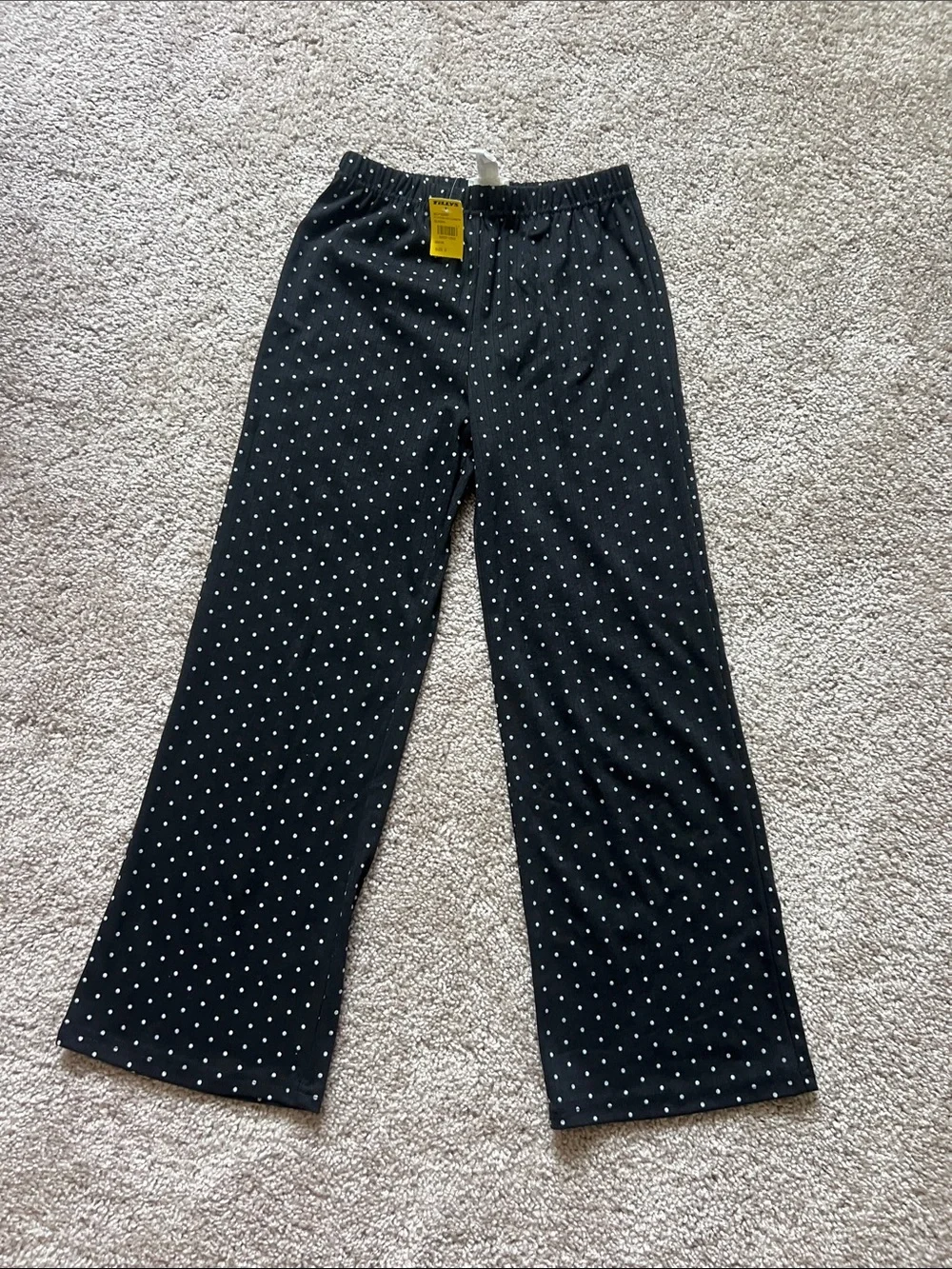 Tilly's Black & White Polka Dot Lounge Pants size small (could fit girls 6-10)